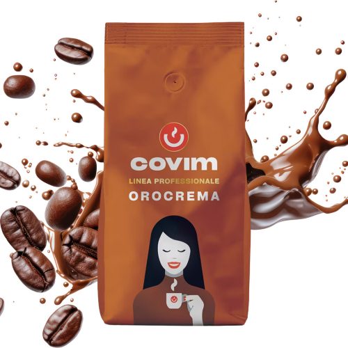 1 kg Caffè Covim Orocrema Espresso Life amestec de boabe de cafea