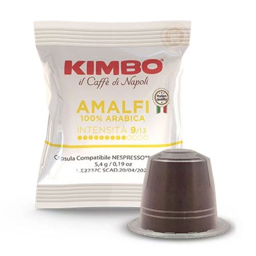 1 buc. Caffè Kimbo Amalfi 100% Arabica capsulă de cafea compatibilă cu Nespresso