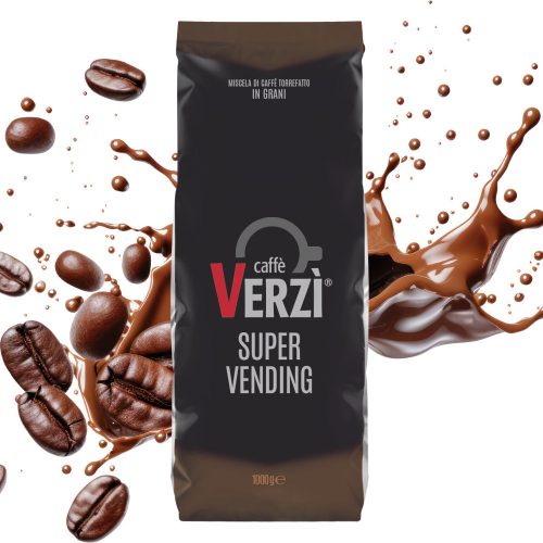 1 kg Caffé VERZI SUPER VENDING amestec de boabe de cafea