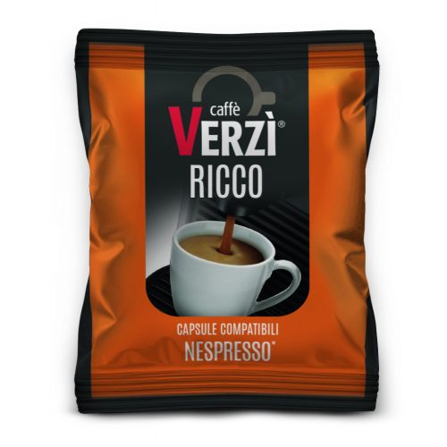 1 buc. Caffè Verzì RICCO capsulă de cafea compatibilă cu Nespresso