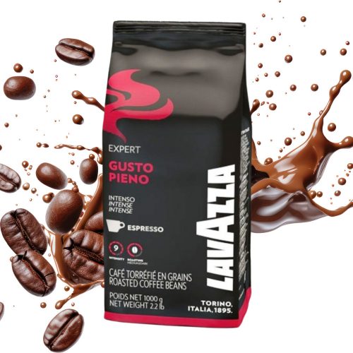 1 kg Lavazza Gusto Pieno amestec de boabe de cafea